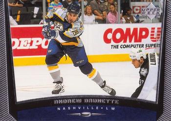 #301 Andrew Brunette - Nashville Predators - 1998-99 Upper Deck Hockey