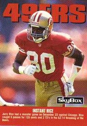 #301 Jerry Rice - San Francisco 49ers - 1992 SkyBox Impact Football