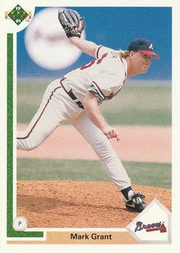 #301 Mark Grant - Atlanta Braves - 1991 Upper Deck Baseball