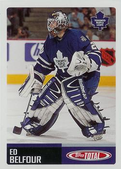 #301 Ed Belfour - Toronto Maple Leafs - 2002-03 Topps Total Hockey