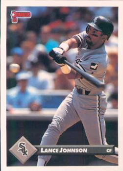 #301 Lance Johnson - Chicago White Sox - 1993 Donruss Baseball