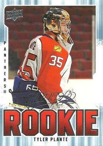 #301 Tyler Plante - Florida Panthers - 2008-09 Upper Deck MVP Hockey
