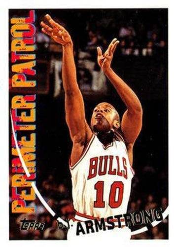 #301 B.J. Armstrong - Chicago Bulls - 1994-95 Topps Basketball