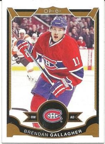 #301 Brendan Gallagher - Montreal Canadiens - 2015-16 O-Pee-Chee Hockey