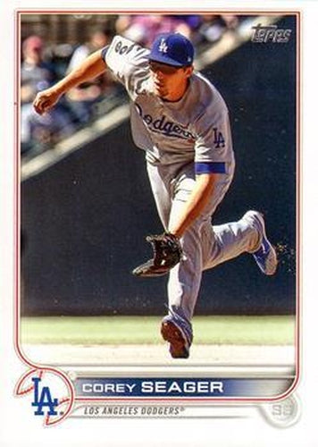 #301 Corey Seager - Los Angeles Dodgers - 2022 Topps Baseball