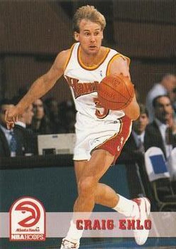 #301 Craig Ehlo - Atlanta Hawks - 1993-94 Hoops Basketball