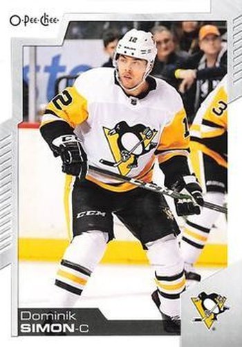 #301 Dominik Simon - Pittsburgh Penguins - 2020-21 O-Pee-Chee Hockey