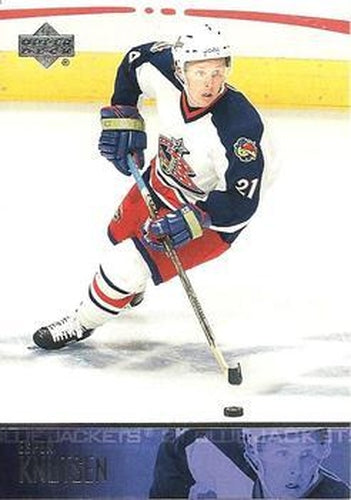 #301 Espen Knutsen - Columbus Blue Jackets - 2003-04 Upper Deck Hockey
