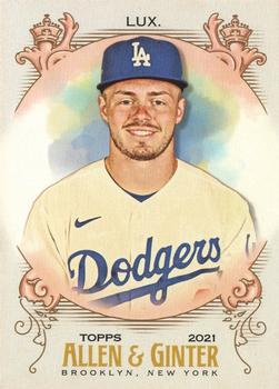 #301 Gavin Lux - Los Angeles Dodgers - 2021 Topps Allen & Ginter Baseball