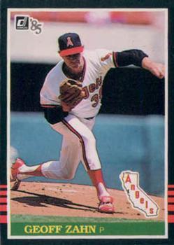#301 Geoff Zahn - California Angels - 1985 Donruss Baseball