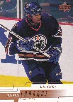 #301 Georges Laraque - Edmonton Oilers - 2000-01 Upper Deck Hockey