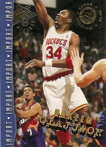 #301 Hakeem Olajuwon - Houston Rockets - 1994-95 Stadium Club Basketball