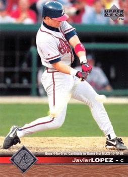 #301 Javier Lopez - Atlanta Braves - 1997 Upper Deck Baseball