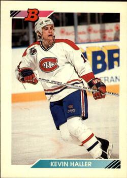 #301 Kevin Haller - Montreal Canadiens - 1992-93 Bowman Hockey