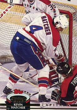 #301 Kevin Hatcher - Washington Capitals - 1992-93 Stadium Club Hockey