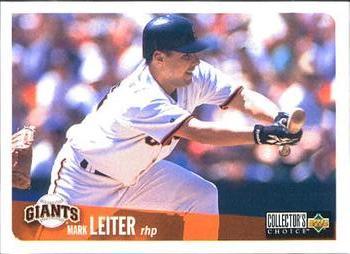 #301 Mark Leiter - San Francisco Giants - 1996 Collector's Choice Baseball