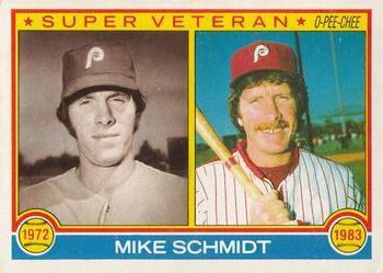 #301 Mike Schmidt - Philadelphia Phillies - 1983 O-Pee-Chee Baseball