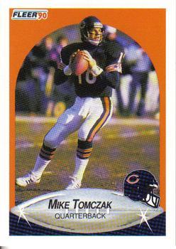 #301 Mike Tomczak - Chicago Bears - 1990 Fleer Football