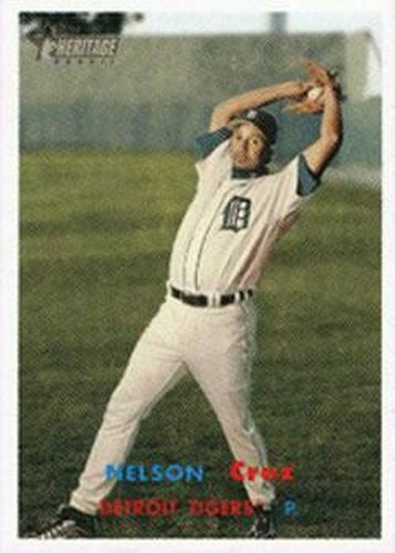 #301 Nelson Cruz - Detroit Tigers - 2006 Topps Heritage Baseball