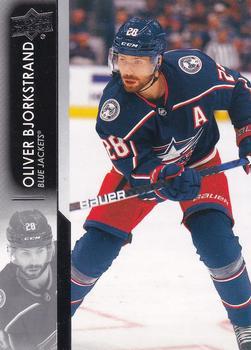 #301 Oliver Bjorkstrand - Columbus Blue Jackets - 2021-22 Upper Deck Hockey
