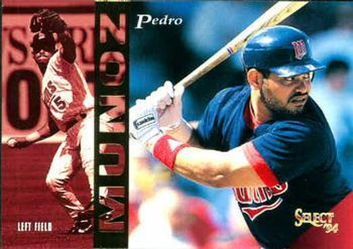#301 Pedro Munoz - Minnesota Twins - 1994 Select Baseball