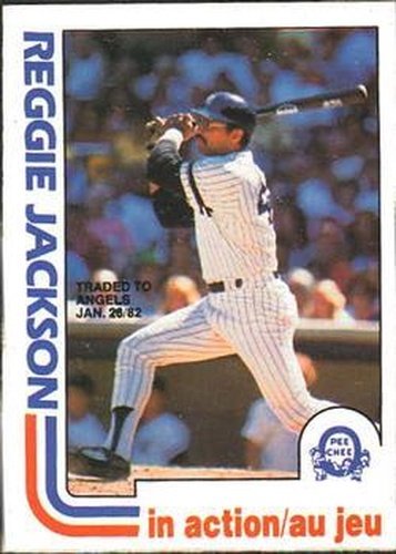 #301 Reggie Jackson - California Angels - 1982 O-Pee-Chee Baseball