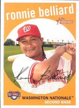 #301 Ronnie Belliard - Washington Nationals - 2008 Topps Heritage Baseball