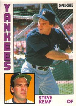#301 Steve Kemp - New York Yankees - 1984 O-Pee-Chee Baseball