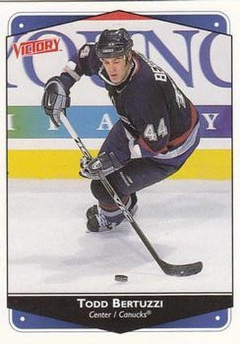 #301 Todd Bertuzzi - Vancouver Canucks - 1999-00 Upper Deck Victory Hockey