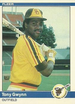#301 Tony Gwynn - San Diego Padres - 1984 Fleer Baseball