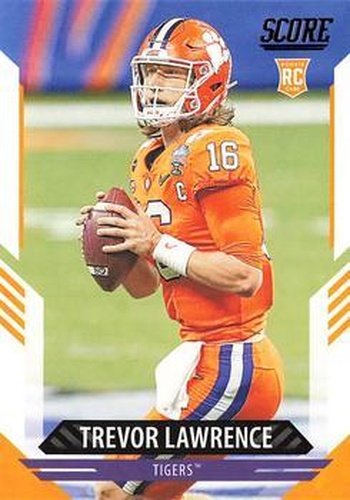 #301 Trevor Lawrence - Clemson Tigers - 2021 Score Football