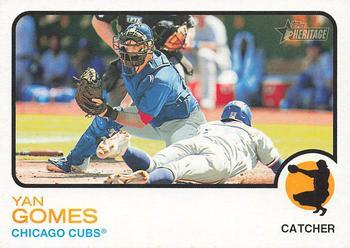 #301 Yan Gomes - Chicago Cubs - 2022 Topps Heritage Baseball