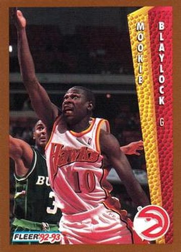 #301 Mookie Blaylock - Atlanta Hawks - 1992-93 Fleer Basketball