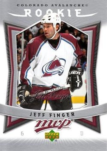 #301 Jeff Finger - Colorado Avalanche - 2007-08 Upper Deck MVP Hockey