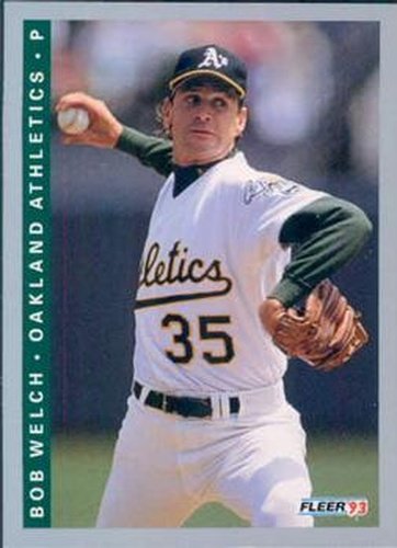 #301 Bob Welch - Oakland Athletics - 1993 Fleer Baseball