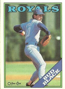 #301 Bud Black - Kansas City Royals - 1988 O-Pee-Chee Baseball