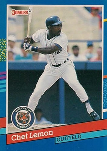 #301 Chet Lemon - Detroit Tigers - 1991 Donruss Baseball