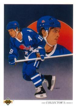 #301 Joe Sakic - Quebec Nordiques - 1990-91 Upper Deck Hockey