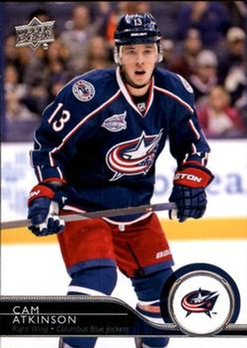 #301 Cam Atkinson - Columbus Blue Jackets - 2014-15 Upper Deck Hockey