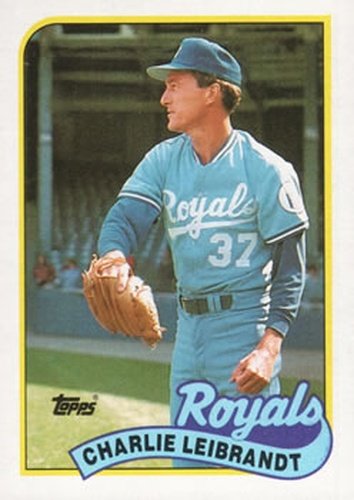 #301 Charlie Leibrandt - Kansas City Royals - 1989 Topps Baseball