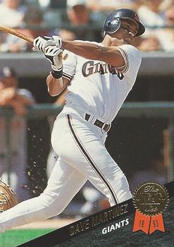 #301 Dave Martinez - San Francisco Giants - 1993 Leaf Baseball