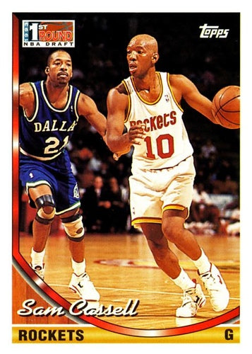 #301 Sam Cassell - Houston Rockets - 1993-94 Topps Basketball