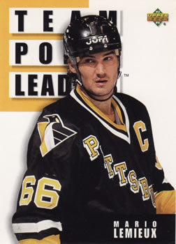 #301 Mario Lemieux - Pittsburgh Penguins - 1993-94 Upper Deck Hockey