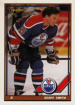 #301 Geoff Smith - Edmonton Oilers - 1991-92 O-Pee-Chee Hockey