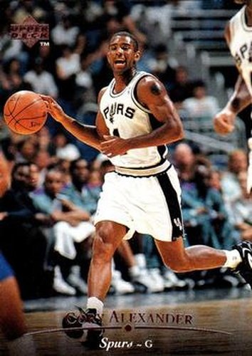 #301 Cory Alexander - San Antonio Spurs - 1995-96 Upper Deck Basketball