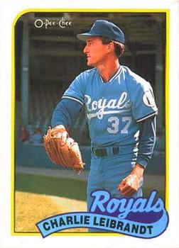 #301 Charlie Leibrandt - Kansas City Royals - 1989 O-Pee-Chee Baseball