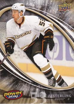 #301 Brett Festerling - Anaheim Ducks - 2008-09 Upper Deck Power Play Box Set Hockey