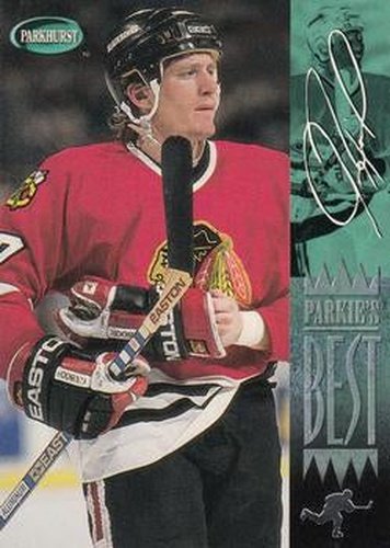 #302 Jeremy Roenick - Chicago Blackhawks - 1994-95 Parkhurst Hockey