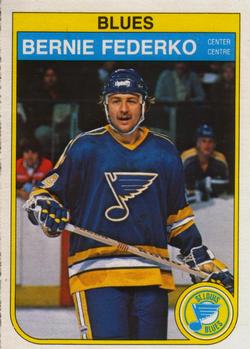 #302 Bernie Federko - St. Louis Blues - 1982-83 O-Pee-Chee Hockey