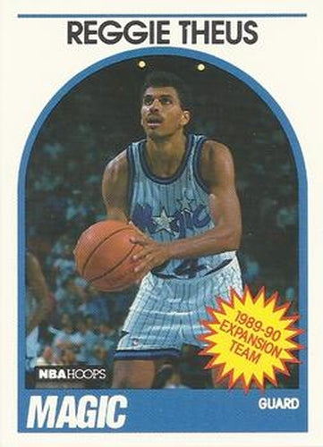 #302 Reggie Theus - Orlando Magic - 1989-90 Hoops Basketball